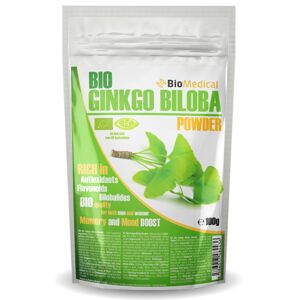 Bio Ginkgo Biloba Powder - Bio prášek z listů Ginka 100g
