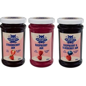 HealthyCo - Džemy bez přidaného cukru 240g Strawberry - jahoda